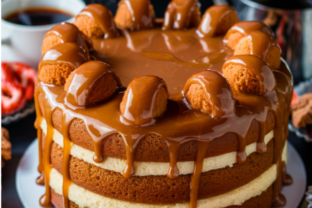 Caramel Healthy cake