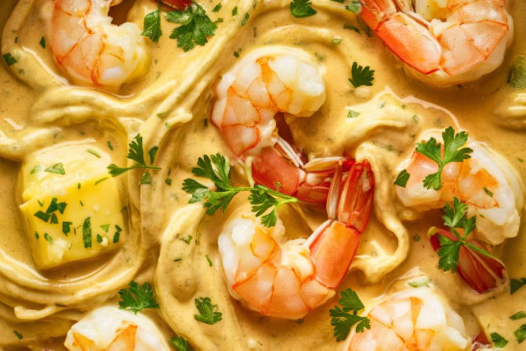 Best shrimp Alfredo