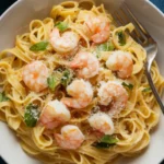 how to cook shrimp alfredo pasta